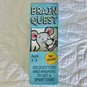 Brain Quest Learning Cards (2 deck) Ages 3-4
